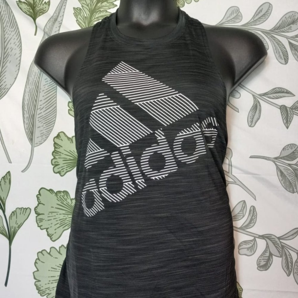 Adidas Badge of Sport High Neck Logo Tank